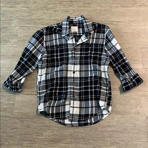 Black and White American eagle flannel shirt